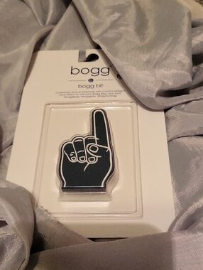 Bogg Bit Foam Finger Bag Charm - Blue Ls M